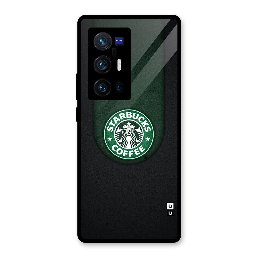Leaf StarBucks Glass Back Case for Vivo X70 Pro Plus