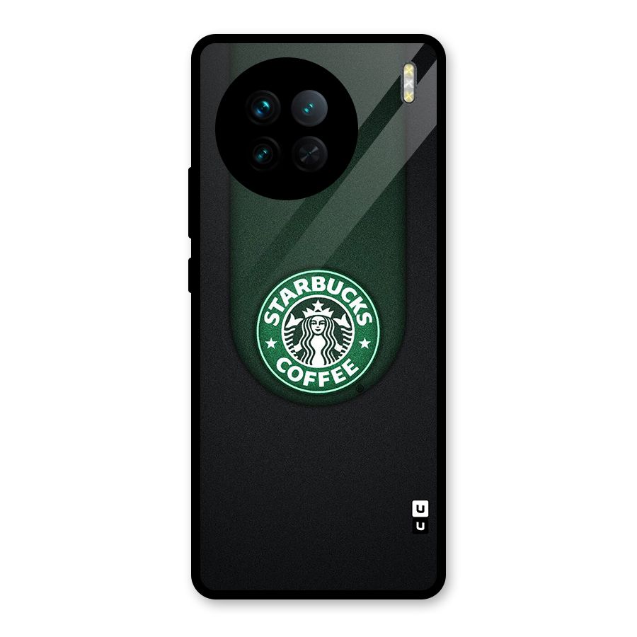Leaf StarBucks Glass Back Case for Vivo X90