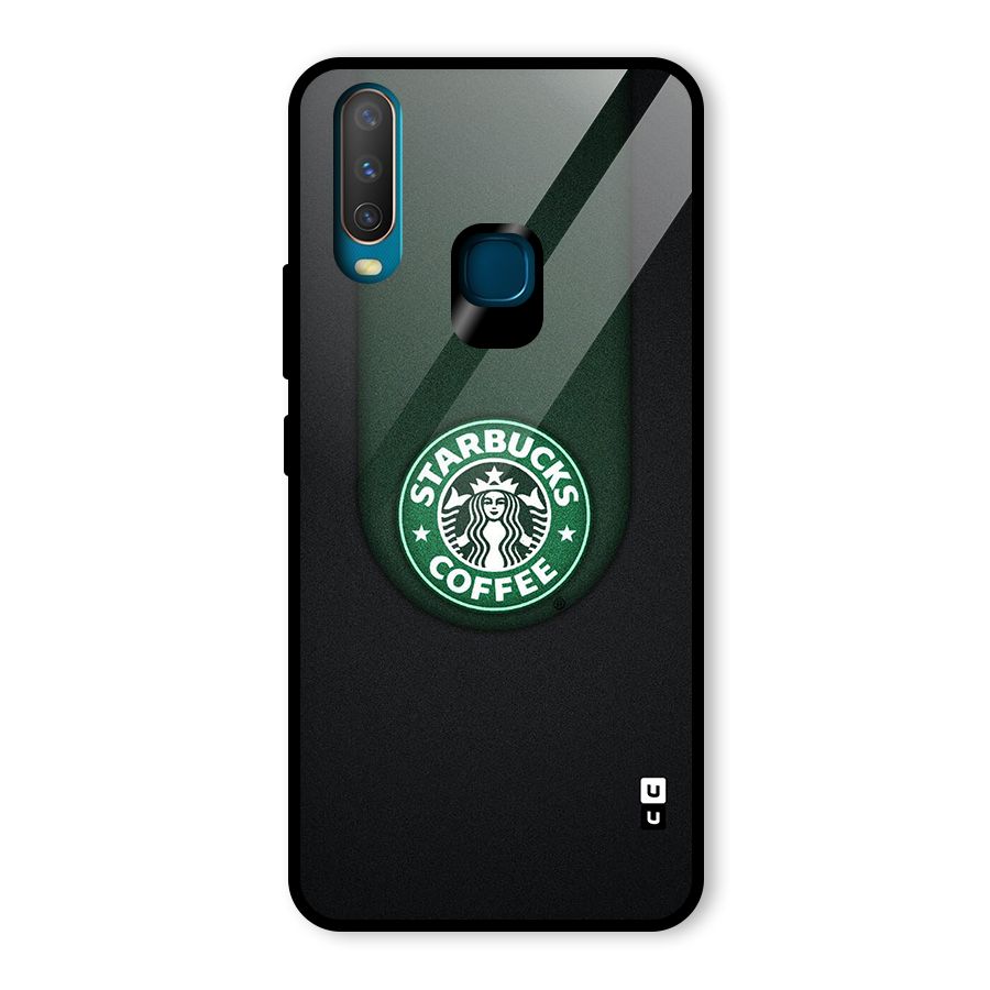 Leaf StarBucks Glass Back Case for Vivo Y12