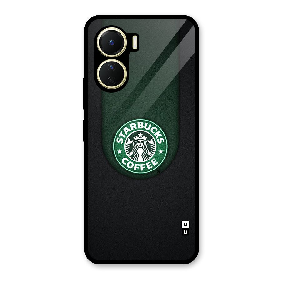 Leaf StarBucks Glass Back Case for Vivo Y16