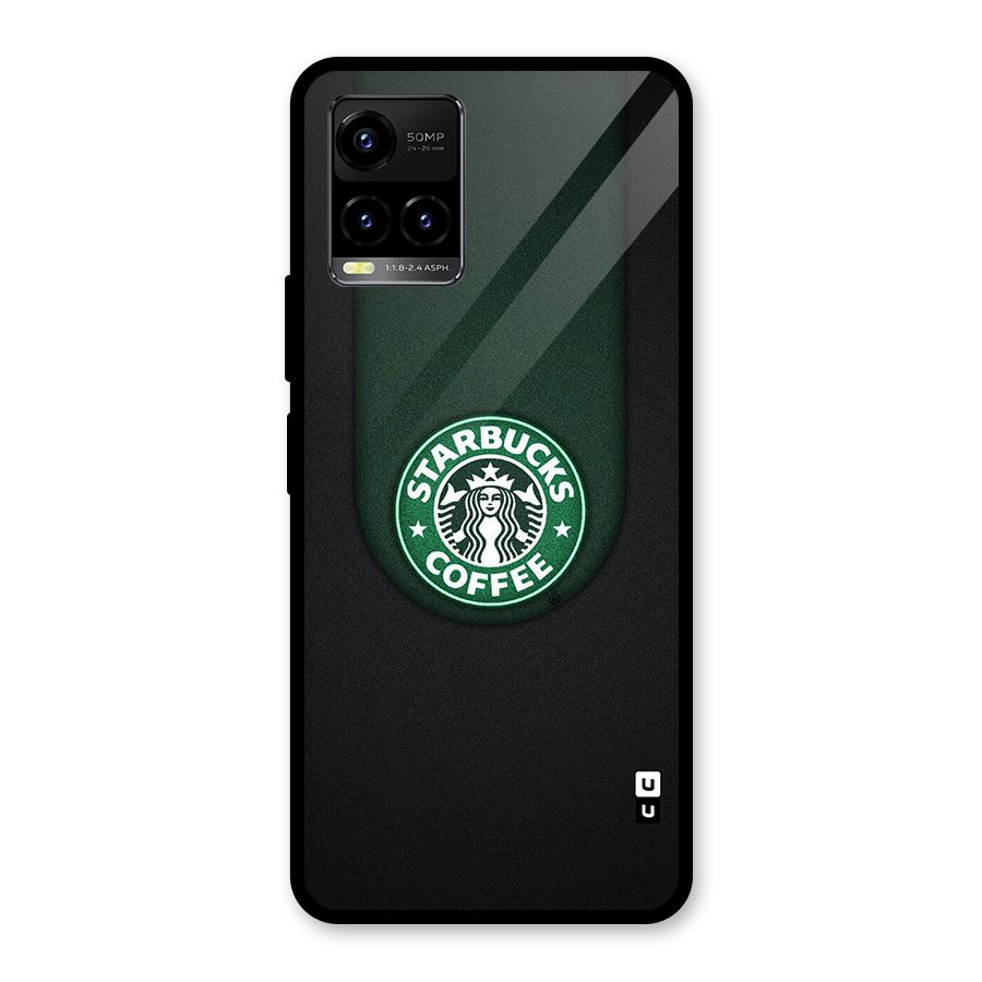 Leaf StarBucks Glass Back Case for Vivo Y21T