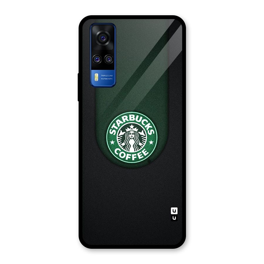 Leaf StarBucks Glass Back Case for Vivo Y31