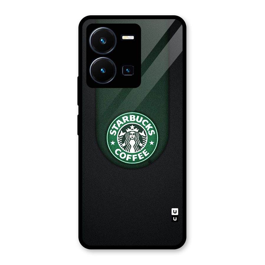 Leaf StarBucks Glass Back Case for Vivo Y35