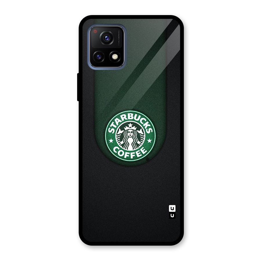 Leaf StarBucks Glass Back Case for Vivo Y72 5G