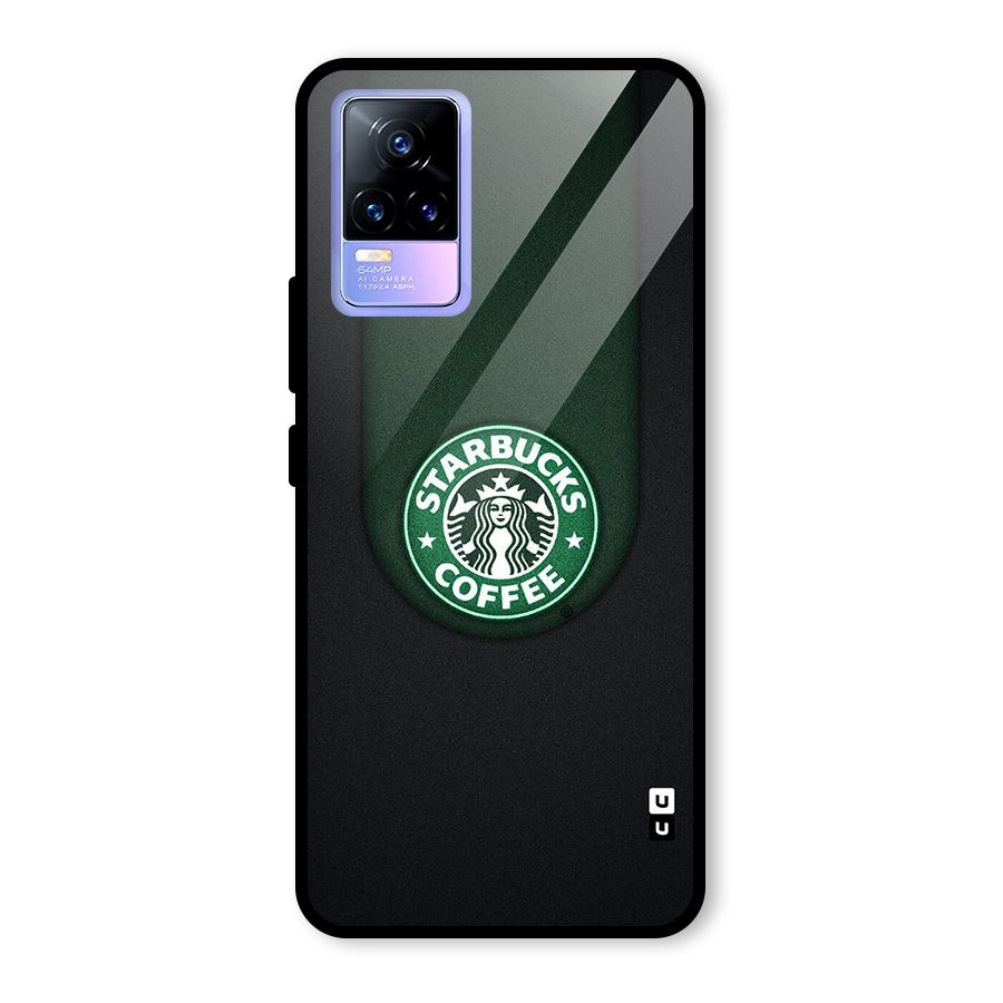 Leaf StarBucks Glass Back Case for Vivo Y73