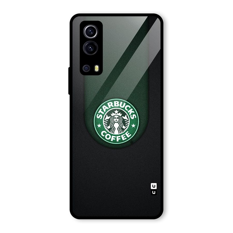 Leaf StarBucks Glass Back Case for Vivo iQOO Z3