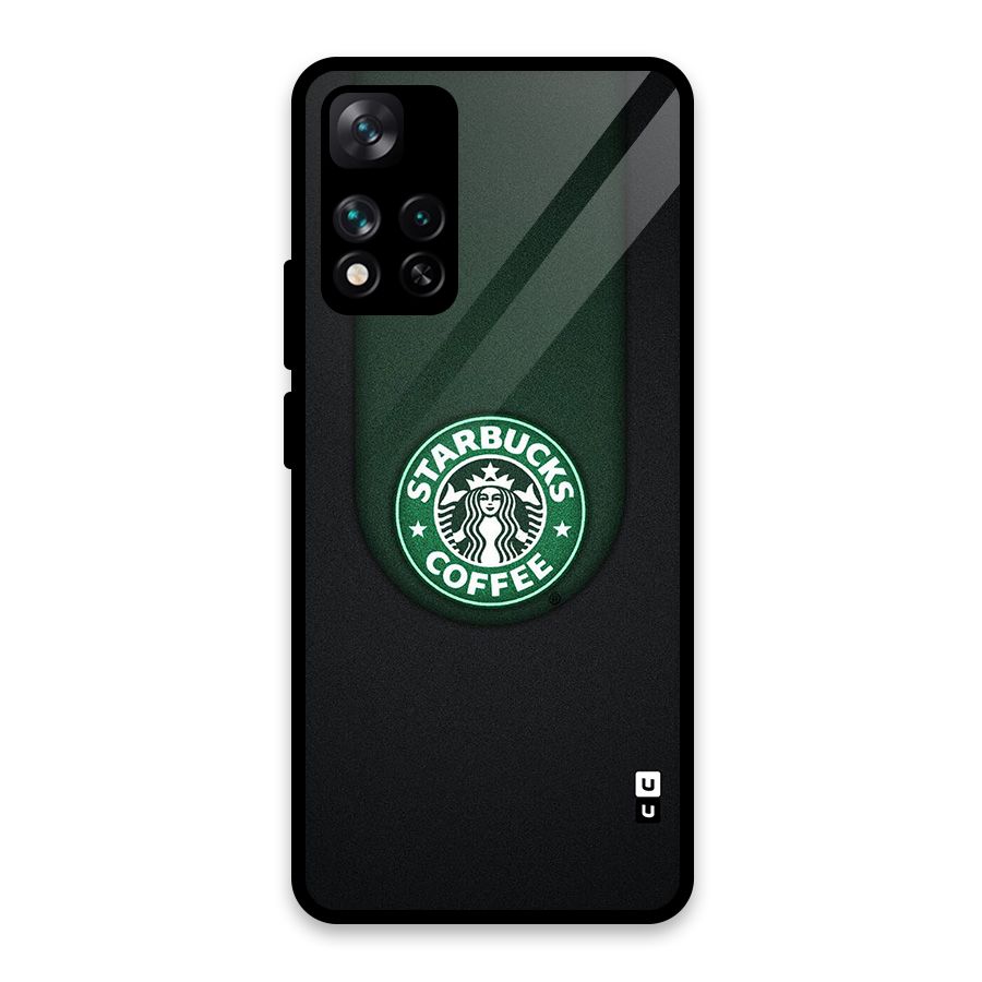 Leaf StarBucks Glass Back Case for Xiaomi 11i 5G