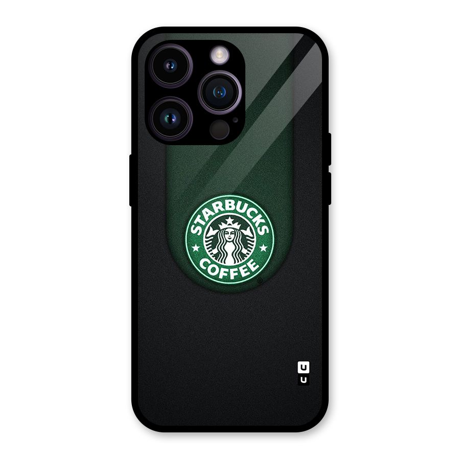 Leaf StarBucks Glass Back Case for iPhone 14 Pro