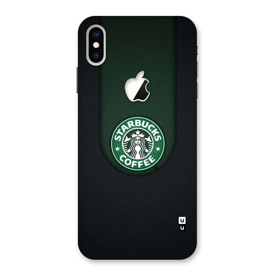 Leaf StarBucks Back Case for iPhone XS Max Apple Cut
