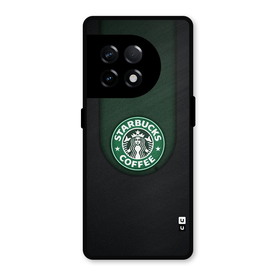 Leaf StarBucks Metal Back Case for OnePlus 11R