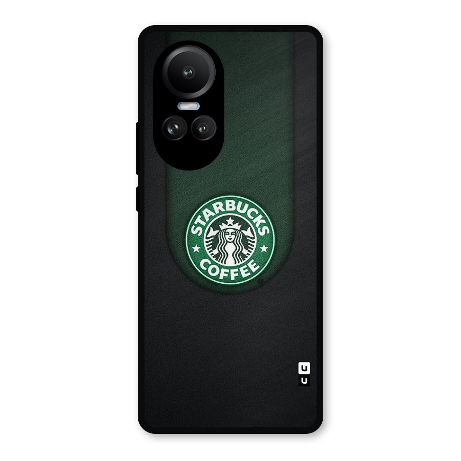 Leaf StarBucks Metal Back Case for Oppo Reno10