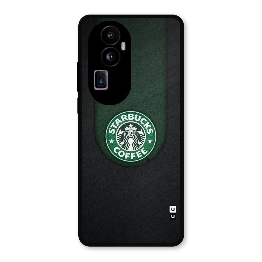 Leaf StarBucks Metal Back Case for Oppo Reno10 Pro Plus