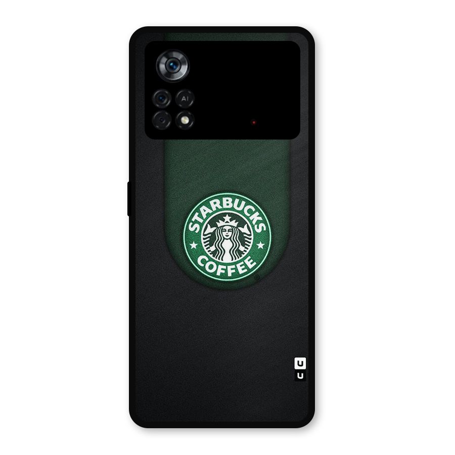 Leaf StarBucks Metal Back Case for Poco X4 Pro 5G