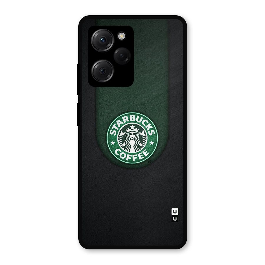 Leaf StarBucks Metal Back Case for Poco X5 Pro