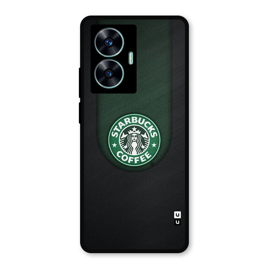 Leaf StarBucks Metal Back Case for Realme Narzo N55