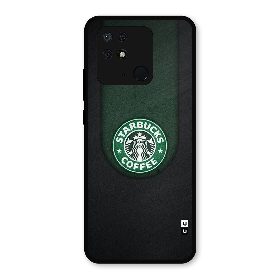 Leaf StarBucks Metal Back Case for Redmi 10 Power