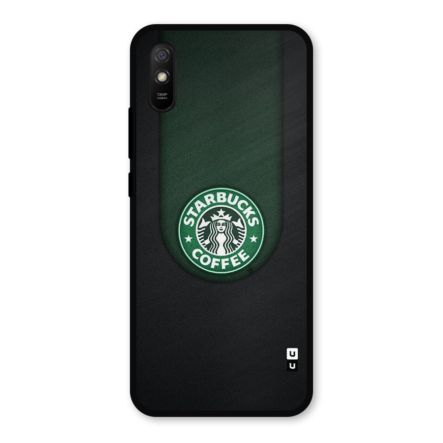 Leaf StarBucks Metal Back Case for Redmi 9a