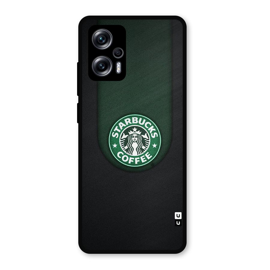 Leaf StarBucks Metal Back Case for Redmi K50i