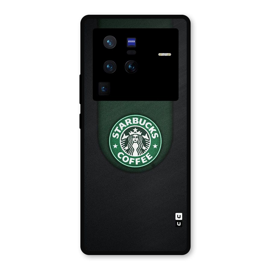 Leaf StarBucks Metal Back Case for Vivo X80 Pro