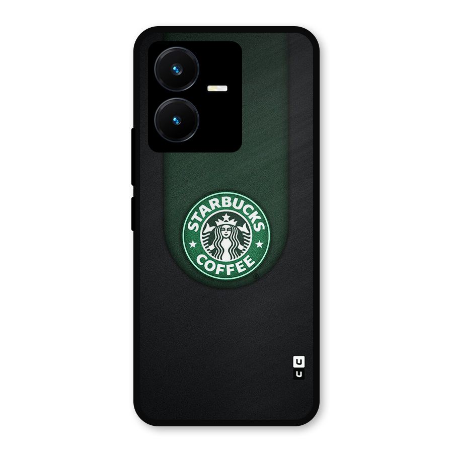 Leaf StarBucks Metal Back Case for Vivo Y22
