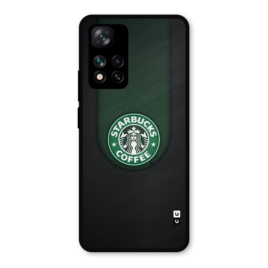 Leaf StarBucks Metal Back Case for Xiaomi 11i Hypercharge 5G