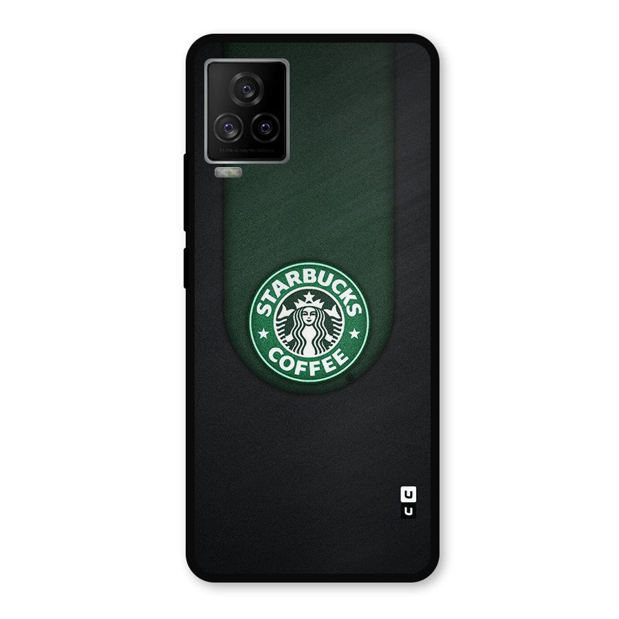 Leaf StarBucks Metal Back Case for iQOO 7 Legend 5G