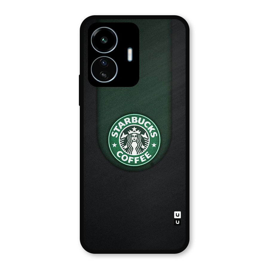 Leaf StarBucks Metal Back Case for vivo iQOO Z6 Lite 5G