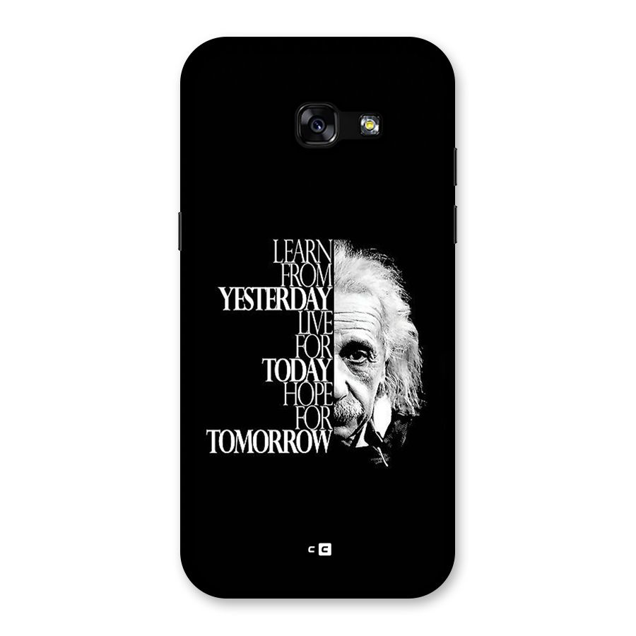 Learn From Yesterday Back Case for Galaxy A5 2017