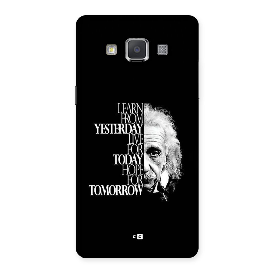 Learn From Yesterday Back Case for Galaxy Grand Max
