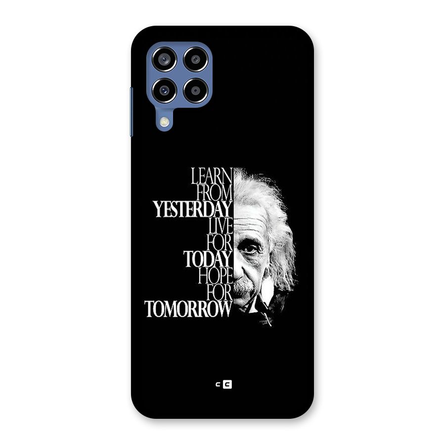 Learn From Yesterday Back Case for Galaxy M53 5G