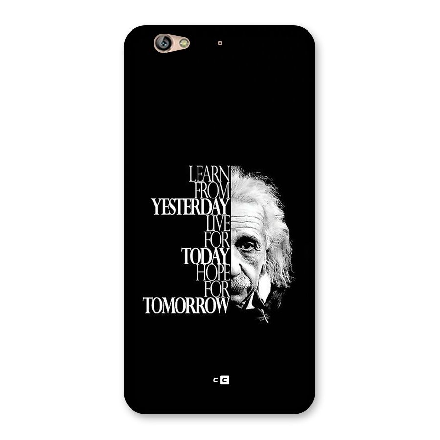 Learn From Yesterday Back Case for Gionee S6