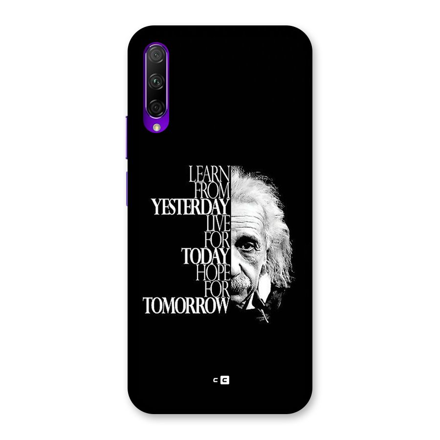 Learn From Yesterday Back Case for Honor 9X Pro