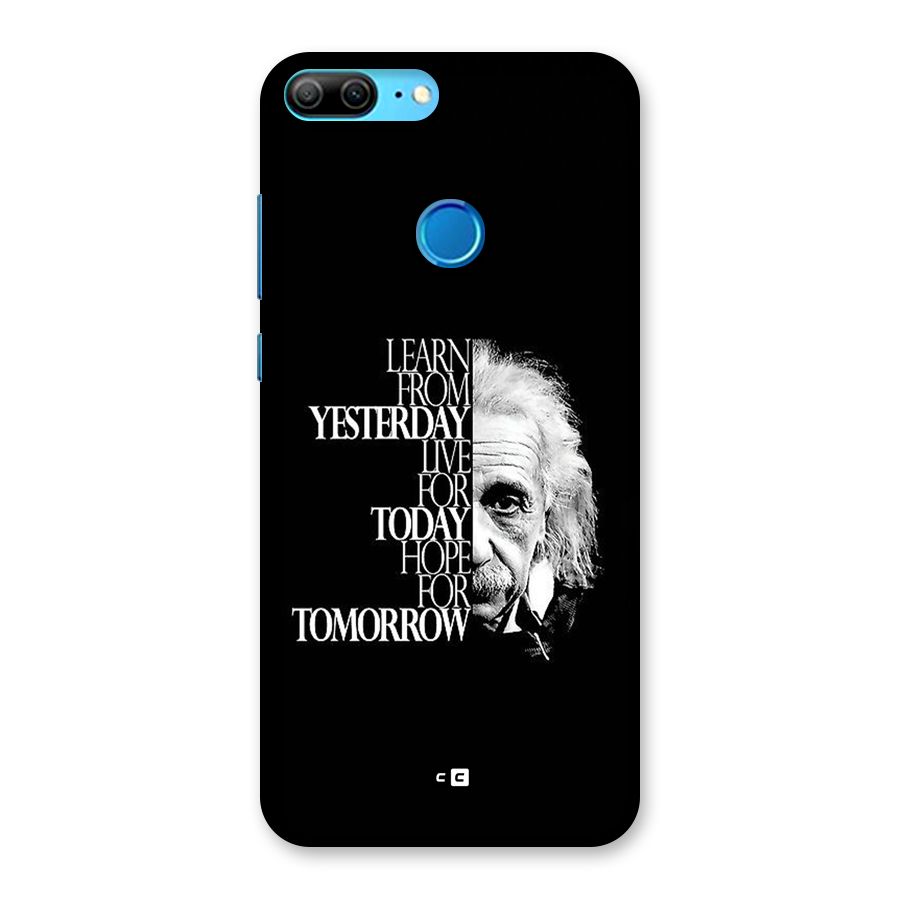 Learn From Yesterday Back Case for Honor 9 Lite