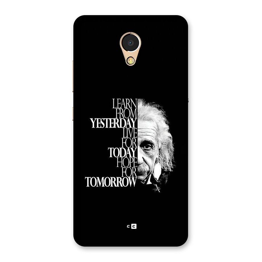 Learn From Yesterday Back Case for Lenovo P2