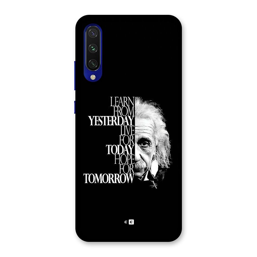 Learn From Yesterday Back Case for Mi A3