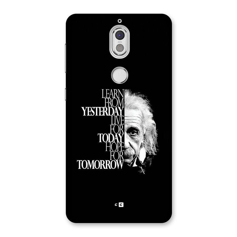 Learn From Yesterday Back Case for Nokia 7