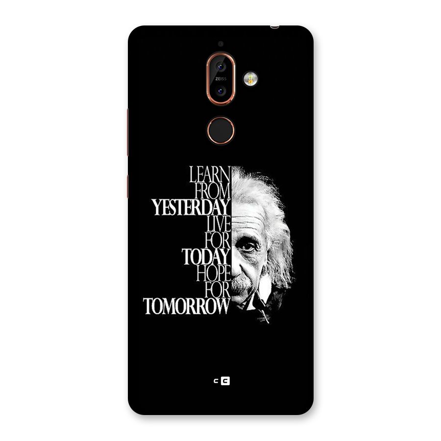 Learn From Yesterday Back Case for Nokia 7 Plus