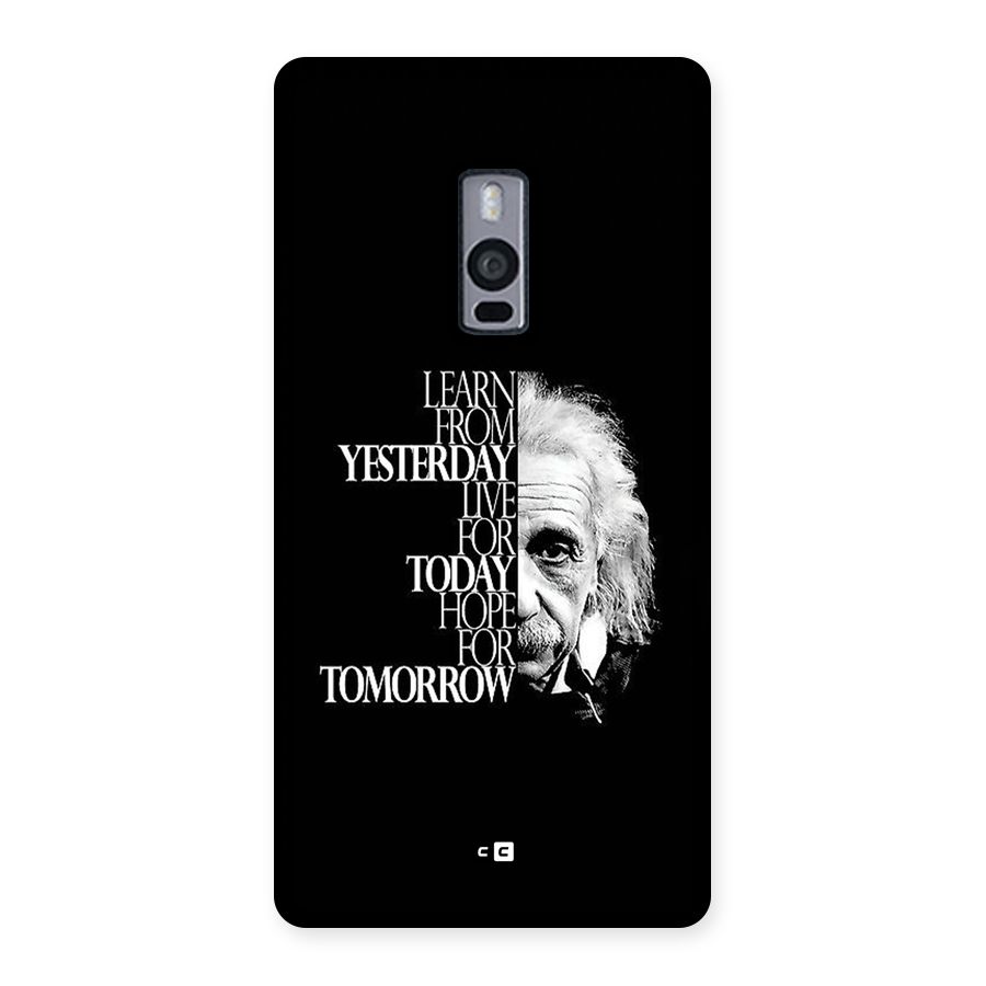 Learn From Yesterday Back Case for OnePlus 2