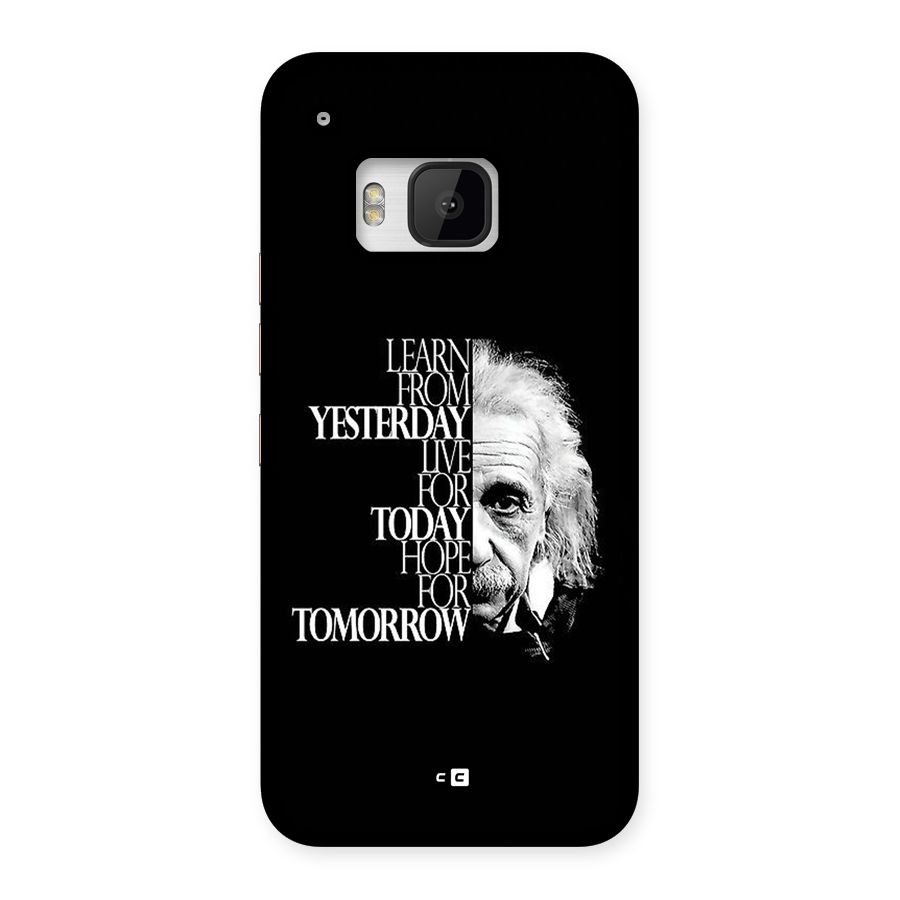 Learn From Yesterday Back Case for One M9