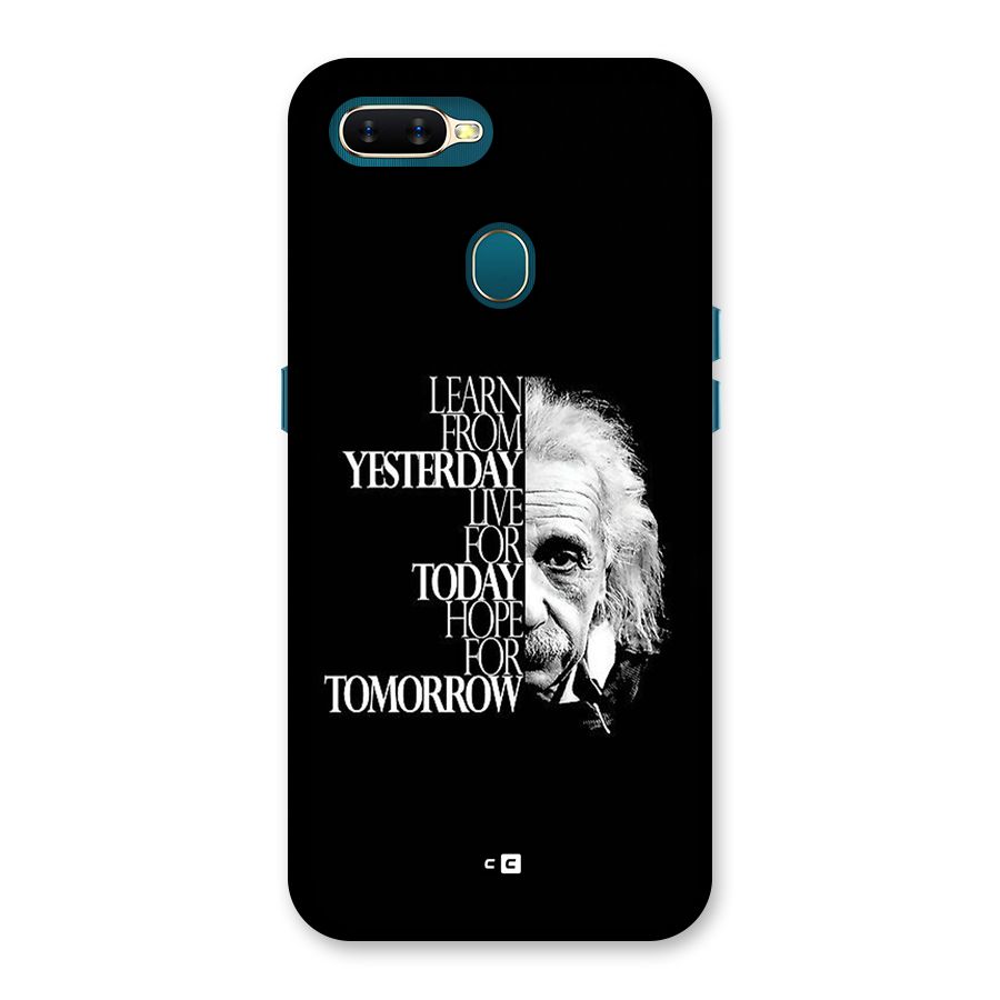 Learn From Yesterday Back Case for Oppo A12s
