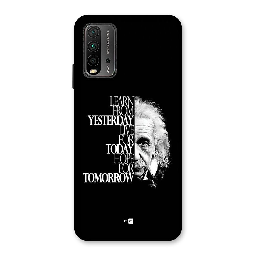 Learn From Yesterday Back Case for Redmi 9 Power
