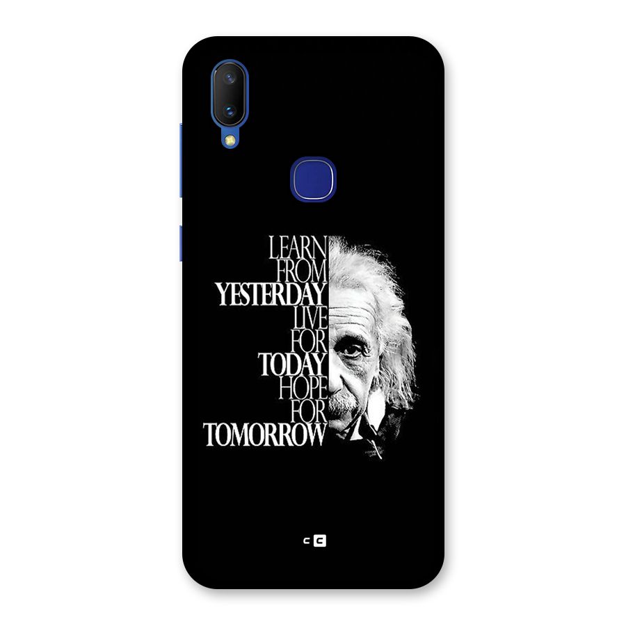 Learn From Yesterday Back Case for Vivo V11