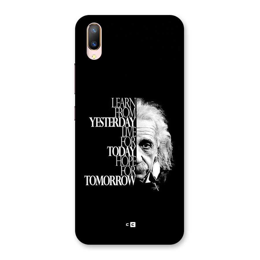 Learn From Yesterday Back Case for Vivo V11 Pro