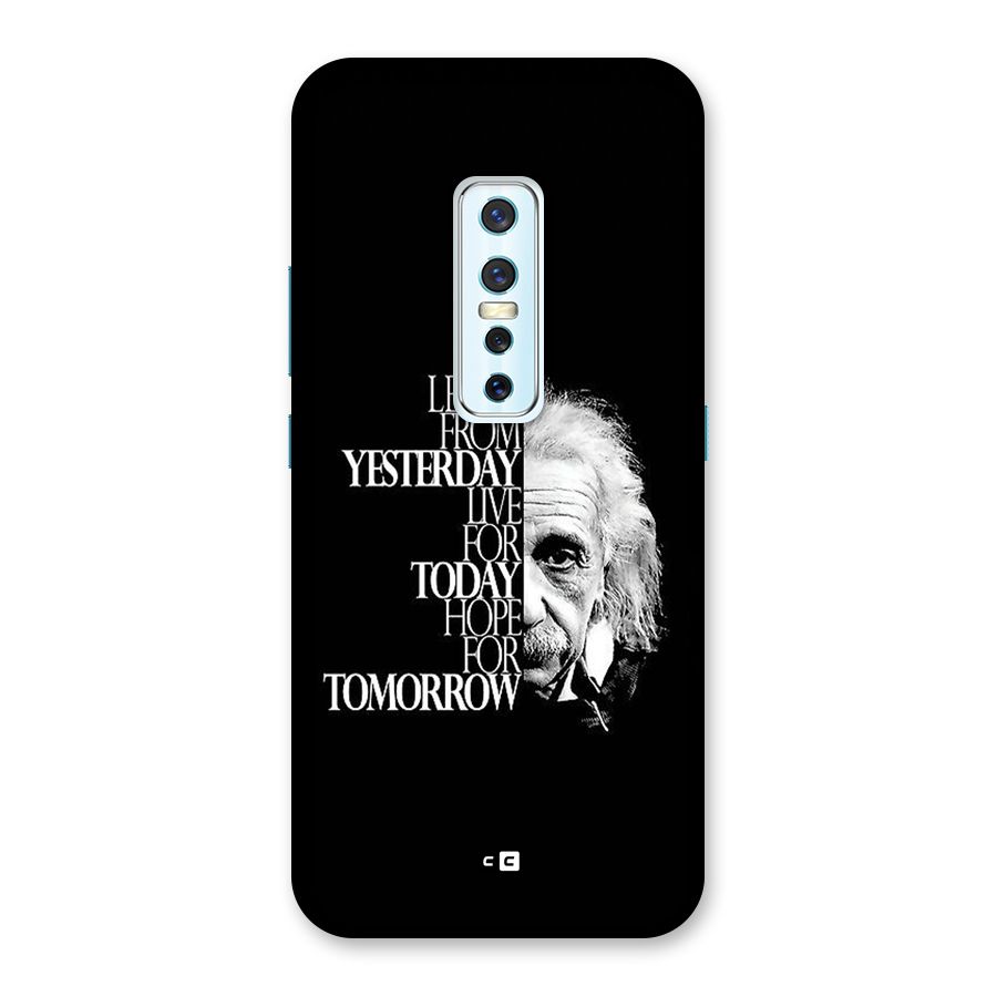 Learn From Yesterday Back Case for Vivo V17 Pro