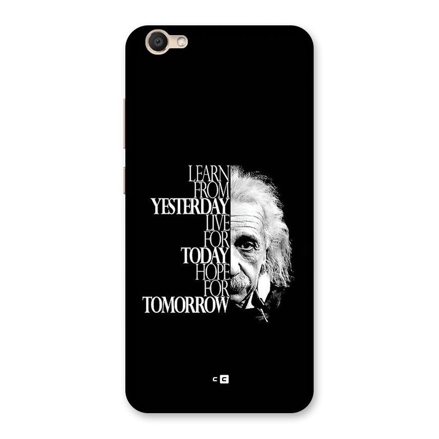 Learn From Yesterday Back Case for Vivo V5