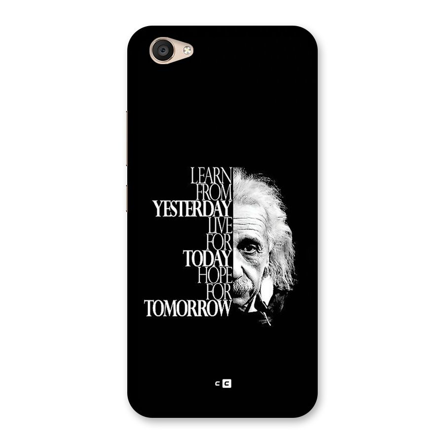 Learn From Yesterday Back Case for Vivo V5 Plus