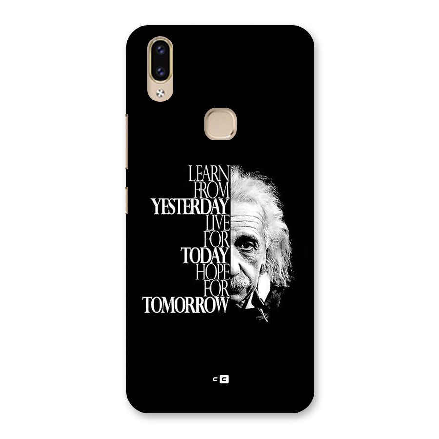 Learn From Yesterday Back Case for Vivo V9