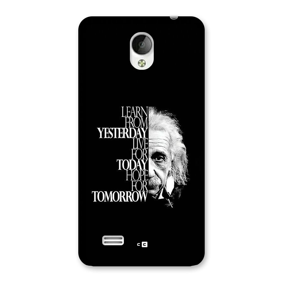 Learn From Yesterday Back Case for Vivo Y21