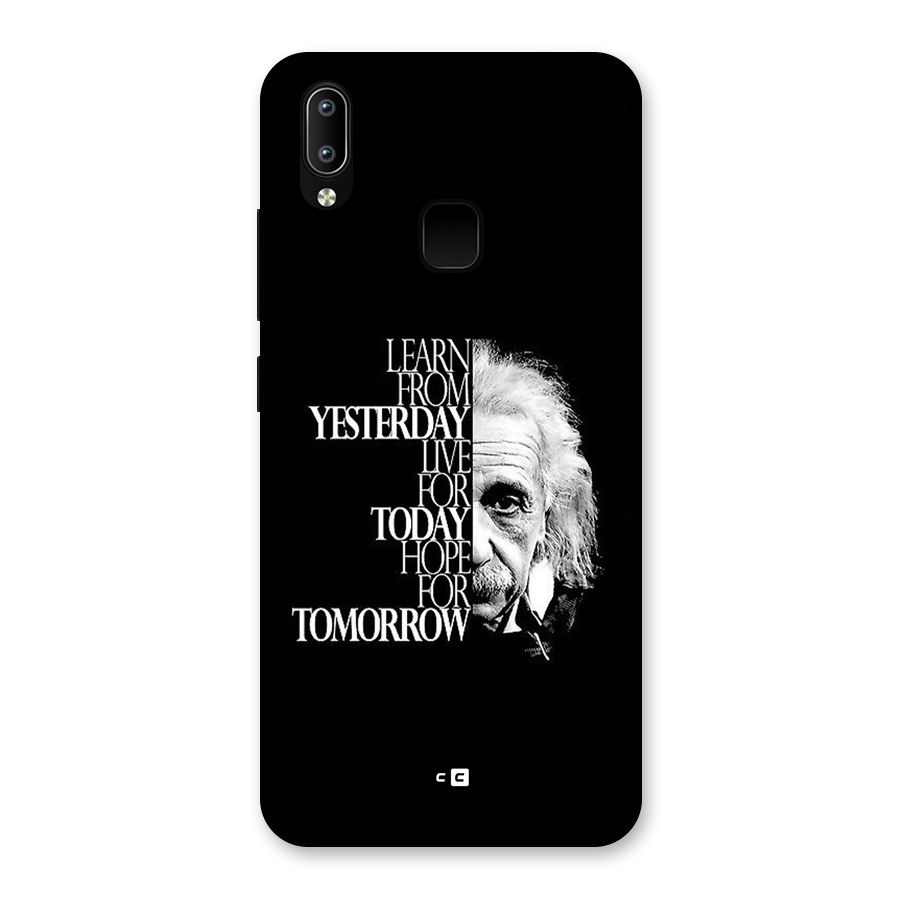 Learn From Yesterday Back Case for Vivo Y93