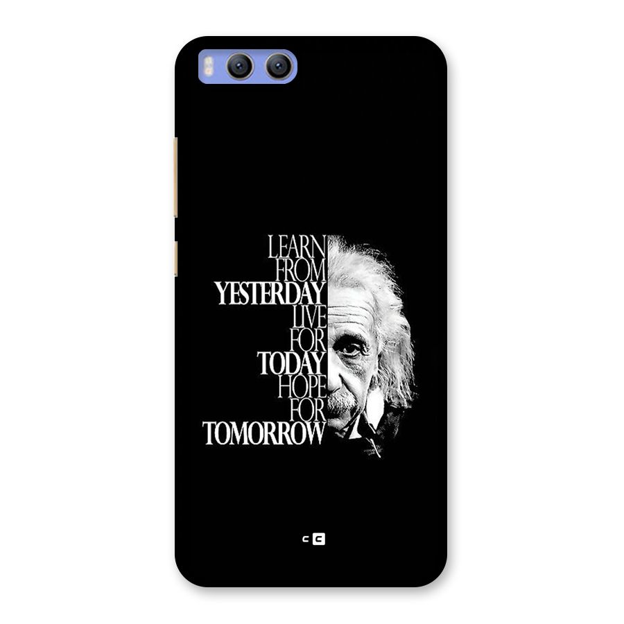 Learn From Yesterday Back Case for Xiaomi Mi 6